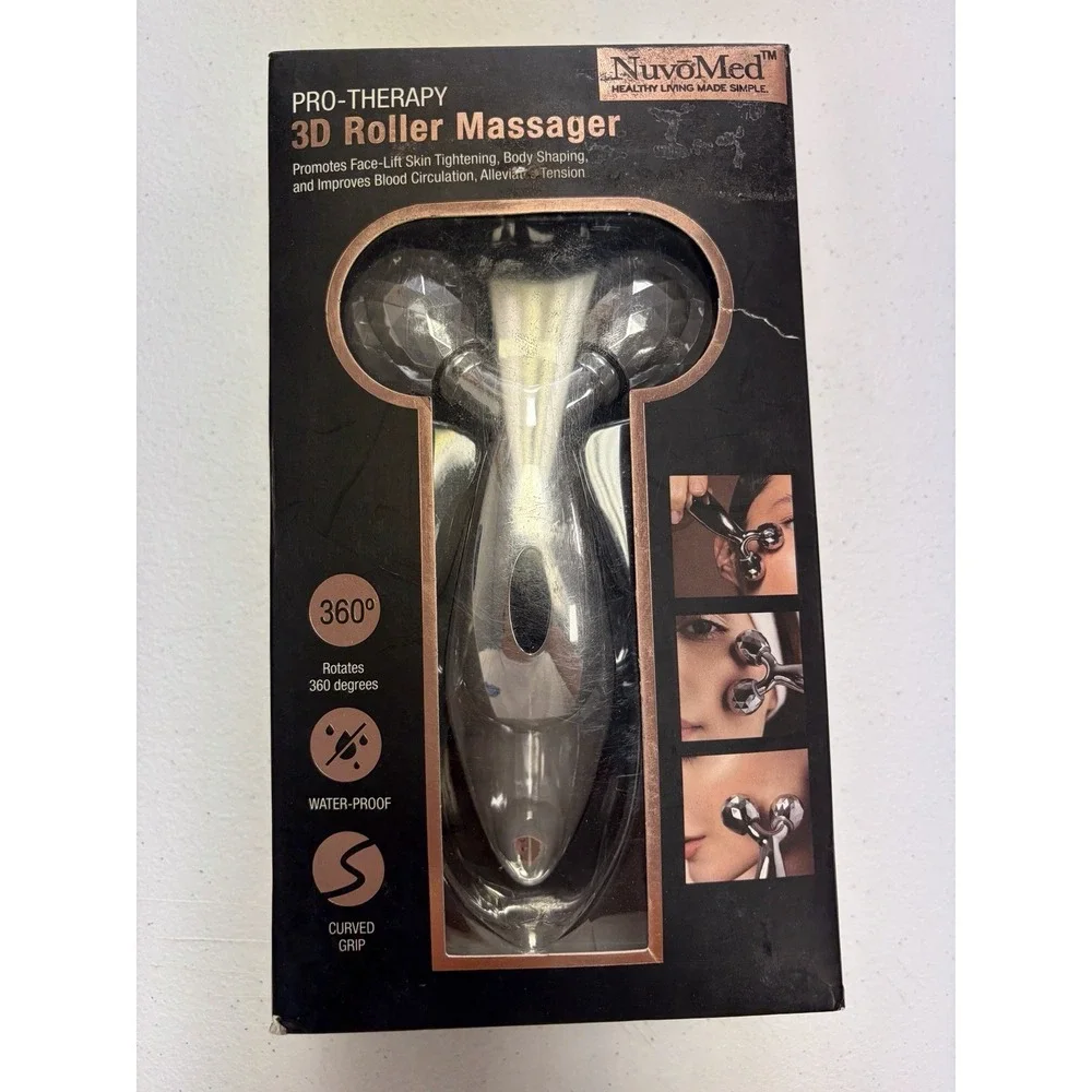 3D Roller Massager BY NuvoMed Pro-Therapy Rotates 360 Degrees Water-Proof NEW